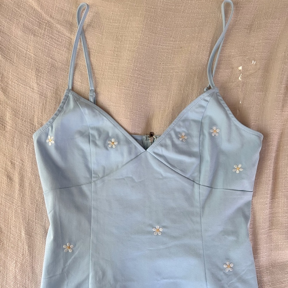 NWOT Daisy Embroidered Mini Dress